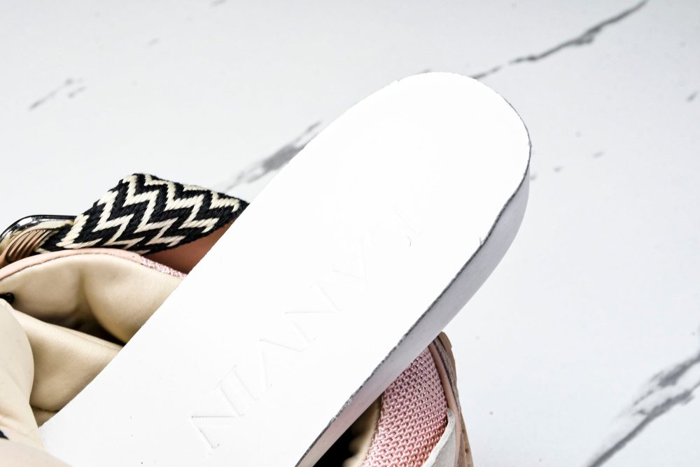 Lanvin Curb Sneaker 'Pink' - Image 13