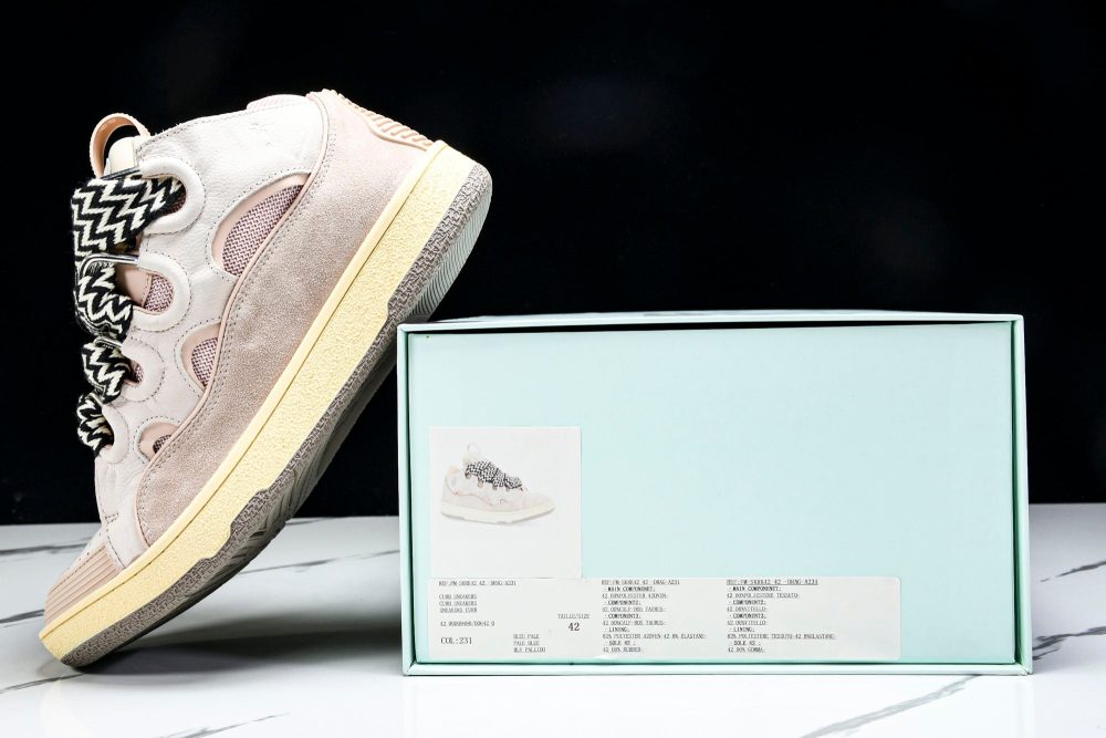 Lanvin Curb Sneaker 'Pink' - Image 22