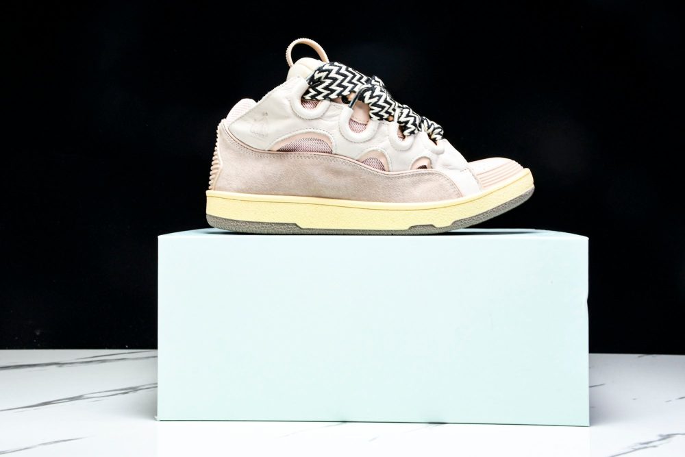 Lanvin Curb Sneaker 'Pink' - Image 23