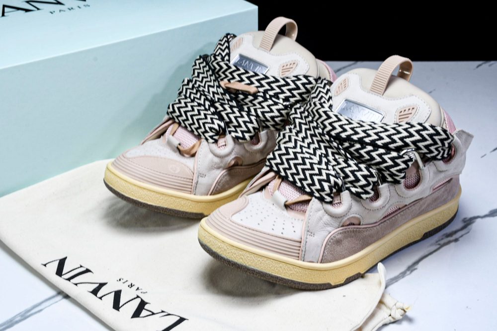 Lanvin Curb Sneaker 'Pink' - Image 34