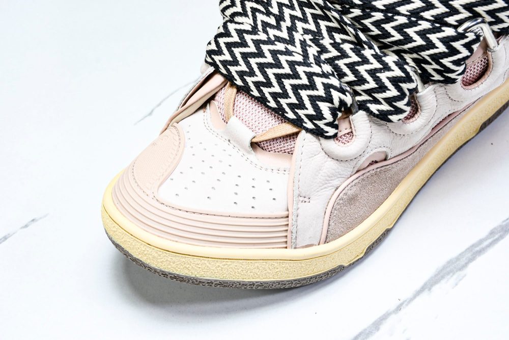 Lanvin Curb Sneaker 'Pink' - Image 11