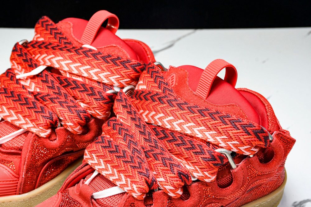 Lanvin Curb Sneaker 'Red' - Image 24