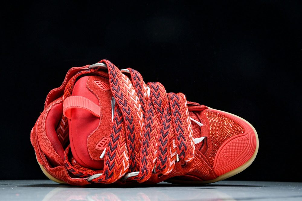 Lanvin Curb Sneaker 'Red' - Image 5