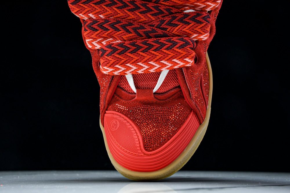 Lanvin Curb Sneaker 'Red' - Image 6