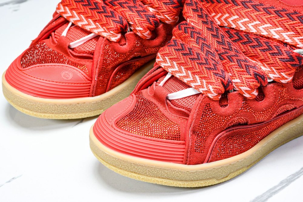 Lanvin Curb Sneaker 'Red' - Image 25