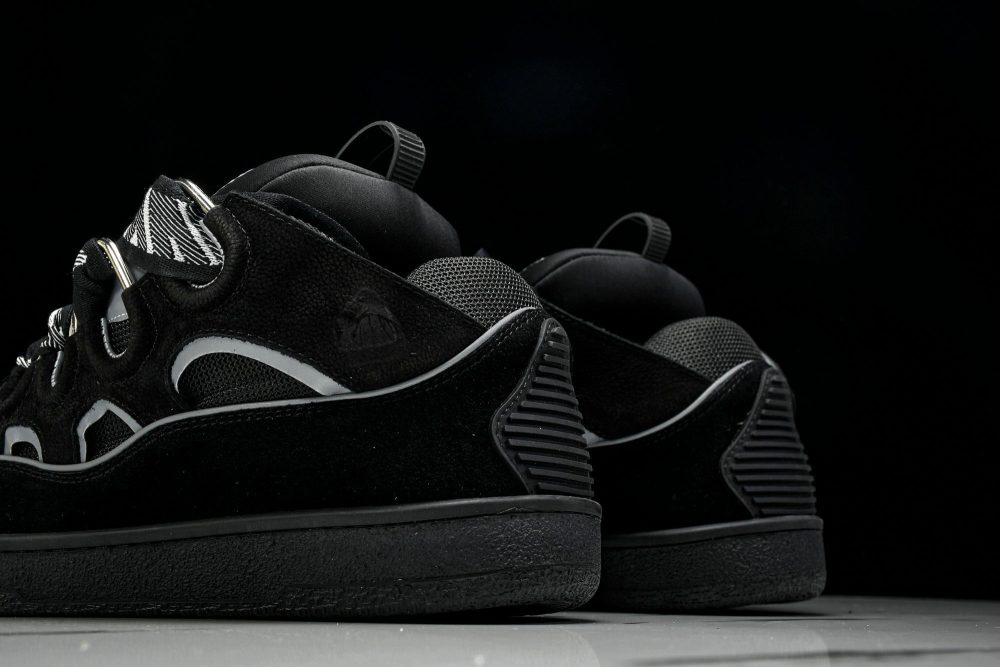 Lanvin Curb Sneaker 'Reflective Black' - Image 3