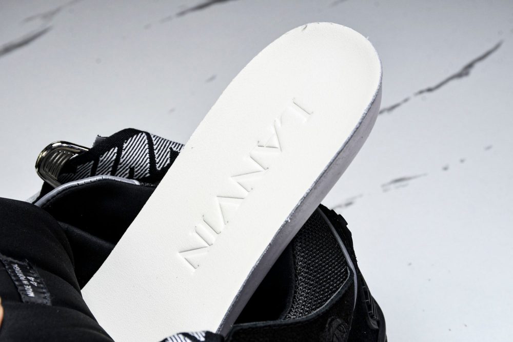 Lanvin Curb Sneaker 'Reflective Black' - Image 9