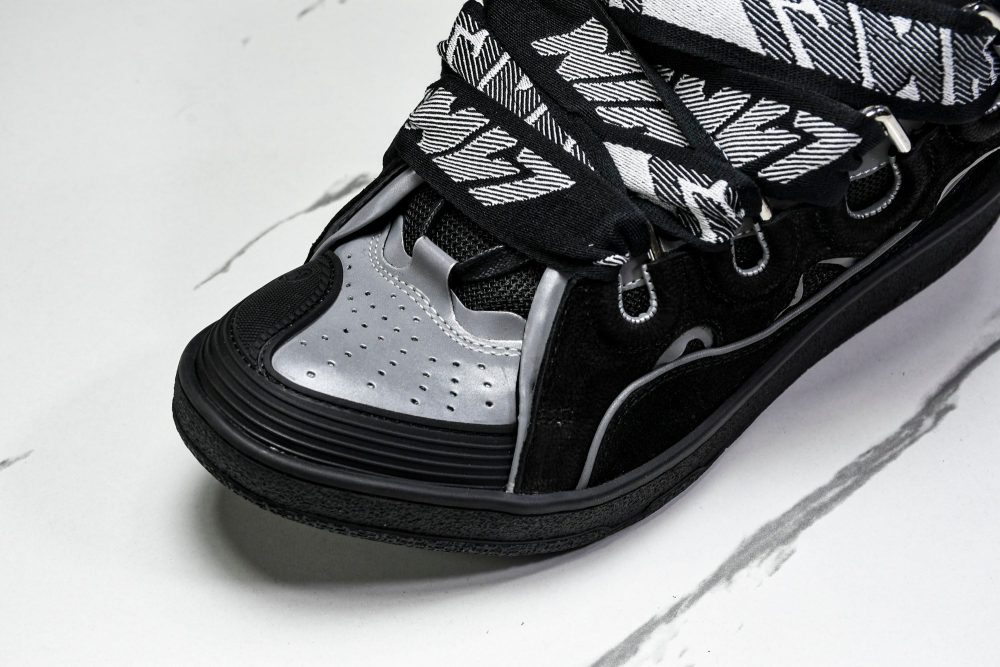 Lanvin Curb Sneaker 'Reflective Black' - Image 10