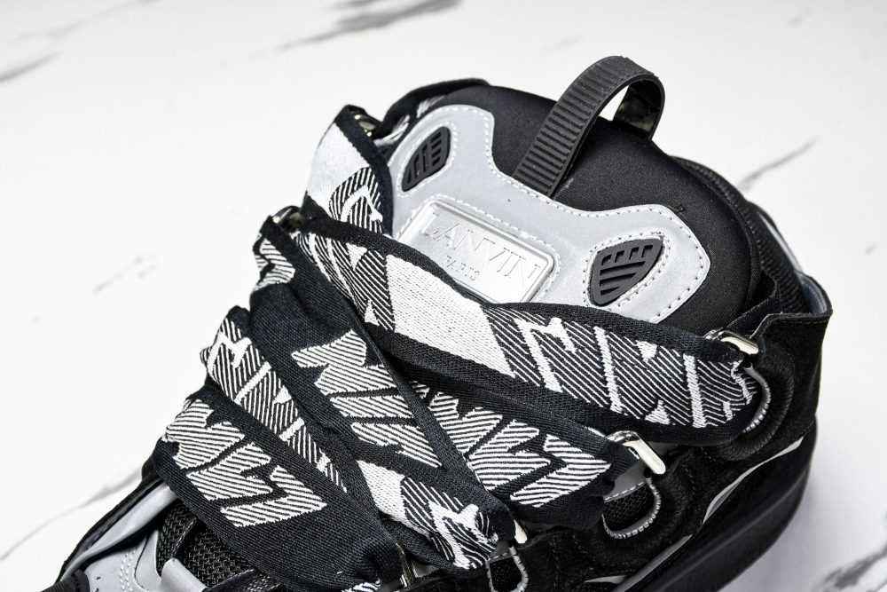 Lanvin Curb Sneaker 'Reflective Black' - Image 11