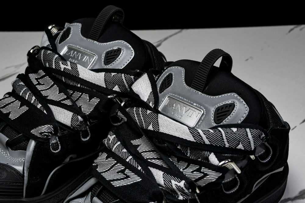 Lanvin Curb Sneaker 'Reflective Black' - Image 27