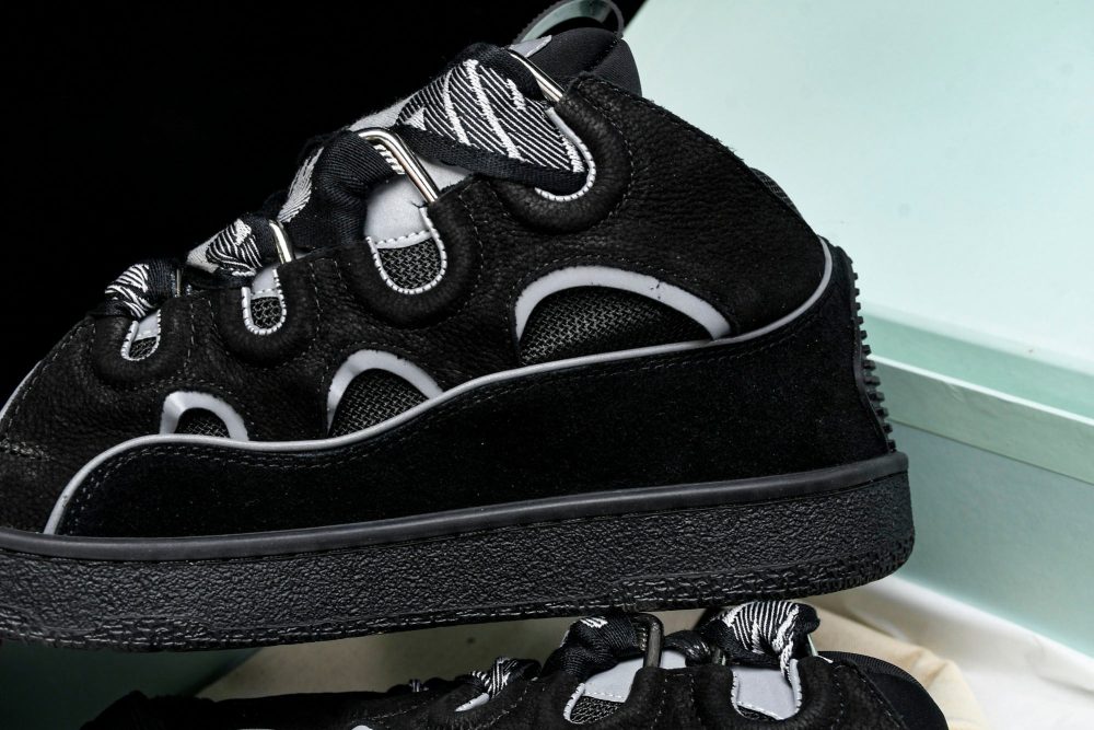 Lanvin Curb Sneaker 'Reflective Black' - Image 28