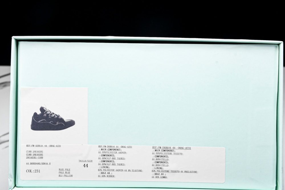 Lanvin Curb Sneaker 'Reflective Black' - Image 30