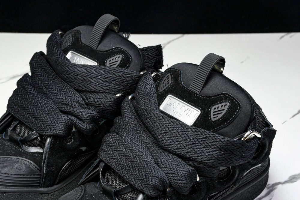 Lanvin Curb Sneaker 'Triple Black' - Image 26