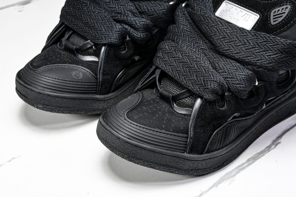 Lanvin Curb Sneaker 'Triple Black' - Image 21