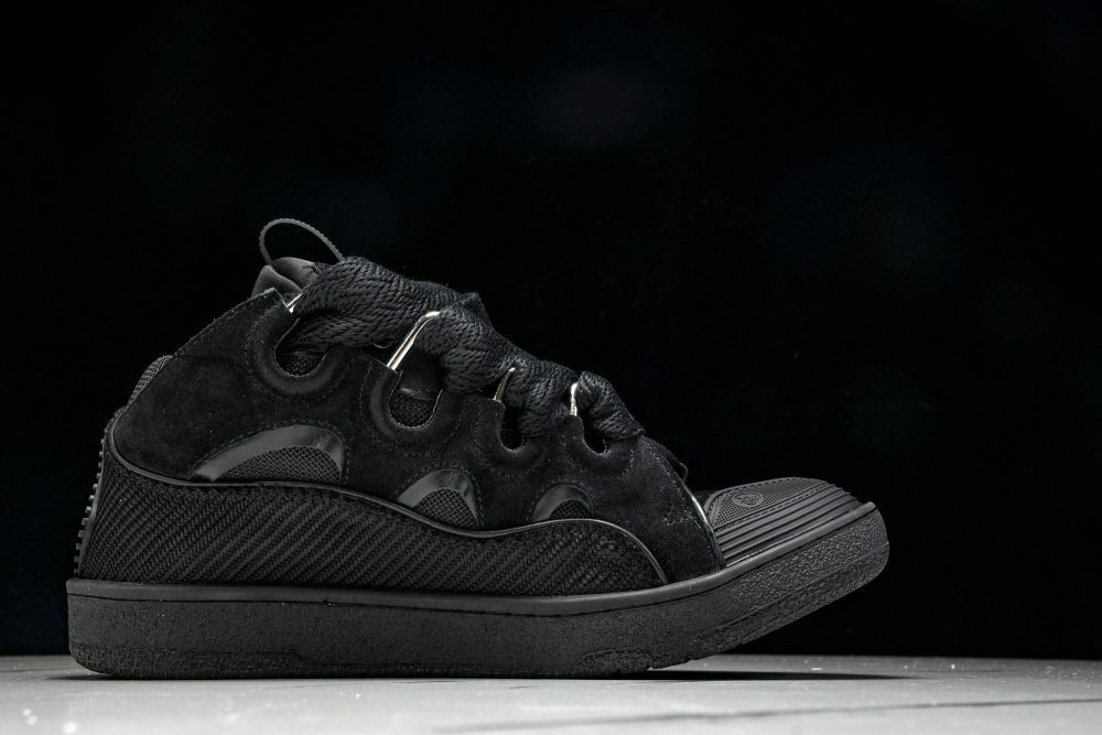 Lanvin Curb Sneaker 'Triple Black' - Image 3