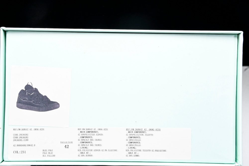 Lanvin Curb Sneaker 'Triple Black' - Image 31