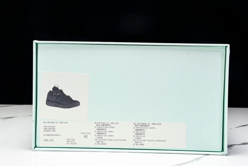 Lanvin Curb Sneaker 'Triple Black' - Image 18