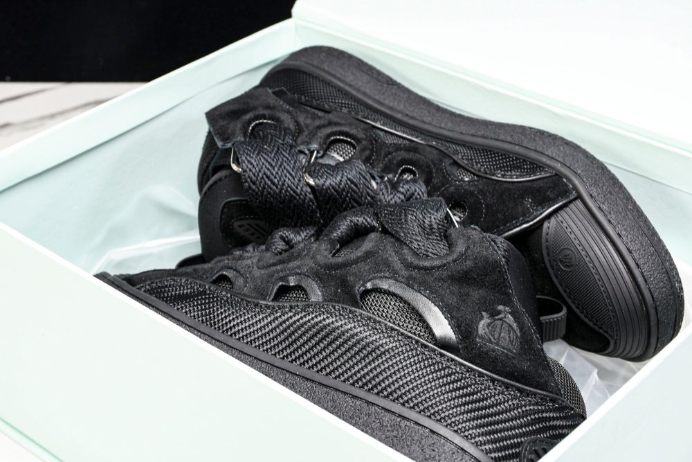 Lanvin Curb Sneaker 'Triple Black' - Image 23