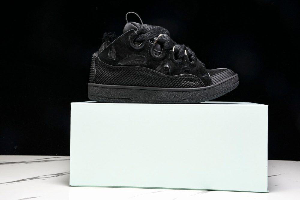 Lanvin Curb Sneaker 'Triple Black' - Image 33
