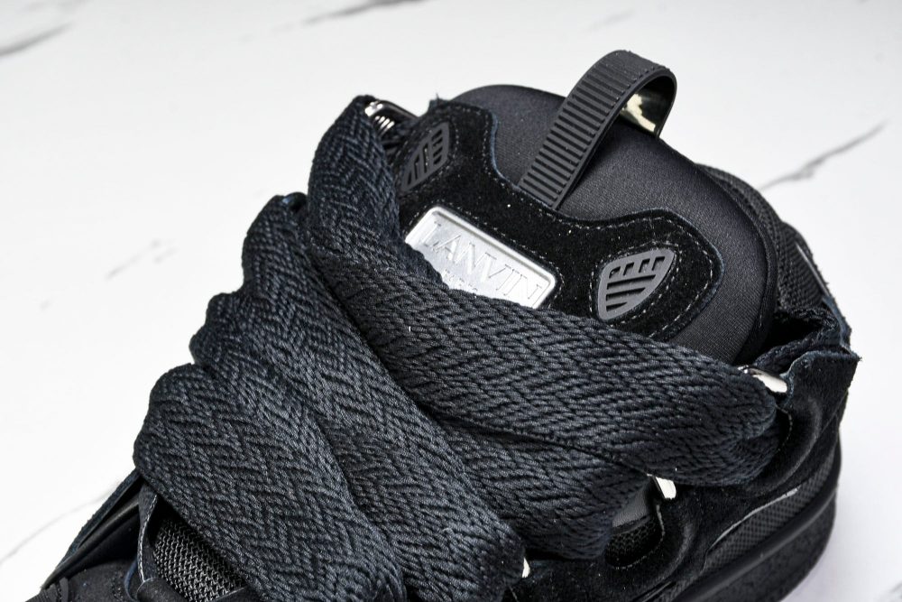 Lanvin Curb Sneaker 'Triple Black' - Image 10