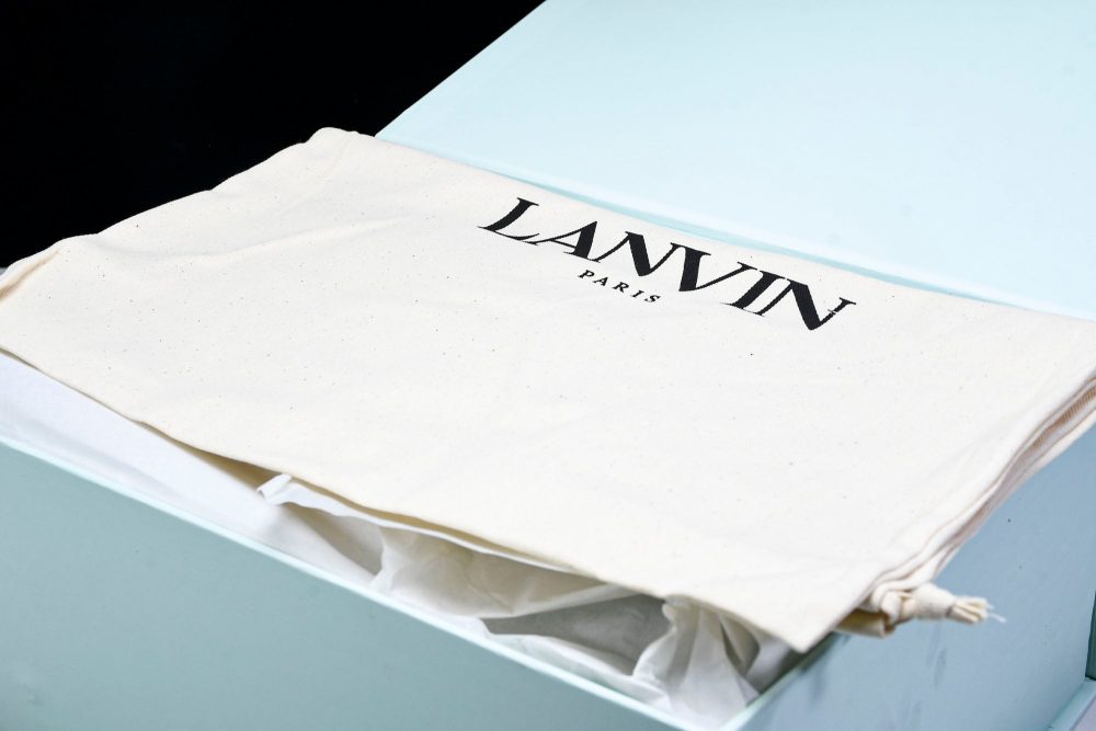 Lanvin Curb Sneaker 'White Blue' - Image 31