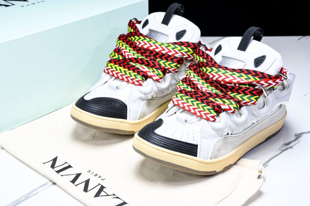 Lanvin Curb Sneaker 'White' - Image 23