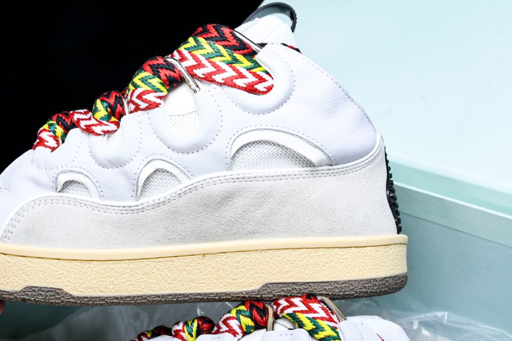 Lanvin Curb Sneaker 'White' - Image 26