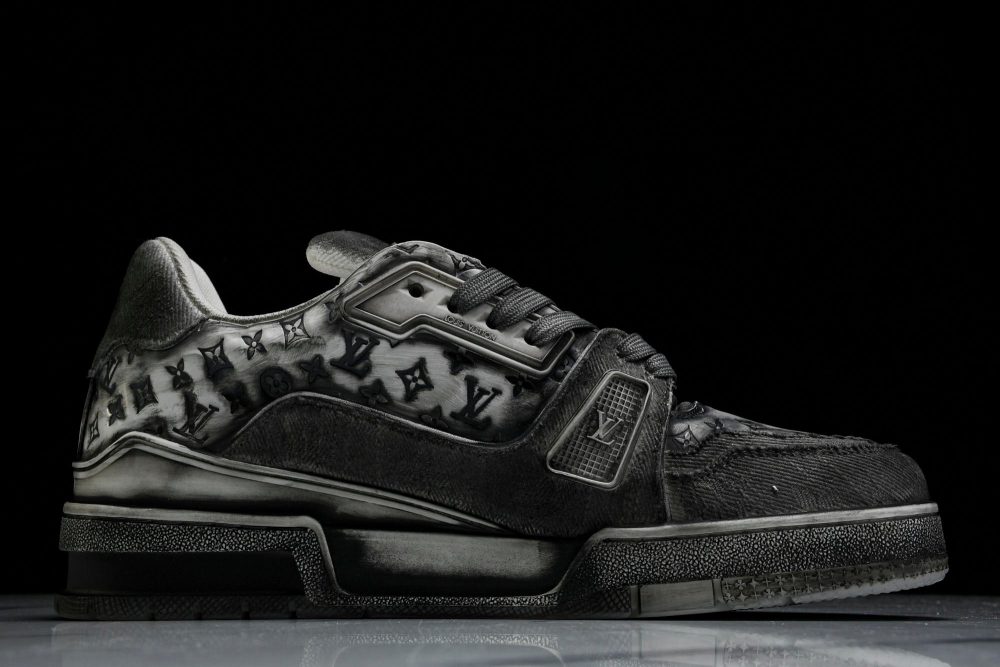 Louis Vuittоп Trainer Low 'Black Distressed' - Image 3