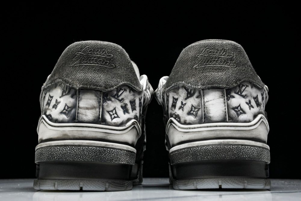 Louis Vuittоп Trainer Low 'Black Distressed' - Image 6