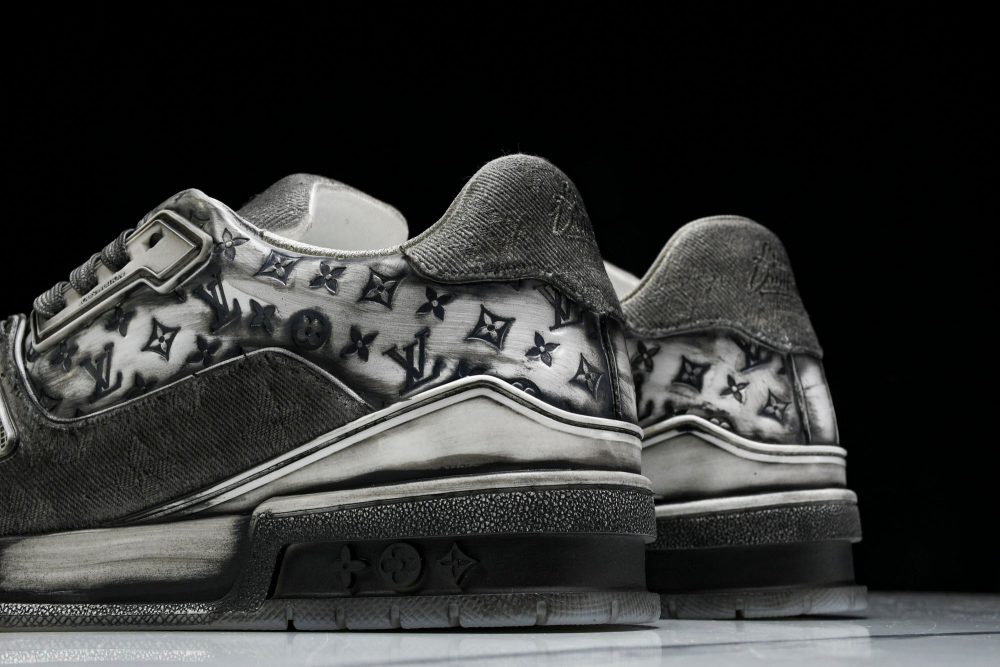 Louis Vuittоп Trainer Low 'Black Distressed' - Image 8