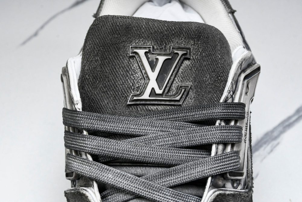 Louis Vuittоп Trainer Low 'Black Distressed' - Image 7