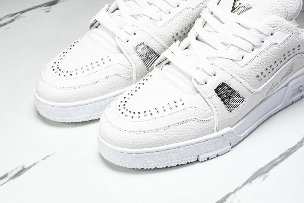 Louis Vuittоп Trainer Low 'White Studded' - Image 15