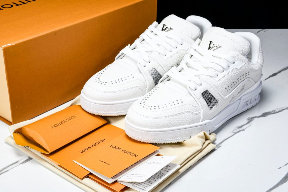 Louis Vuittоп Trainer Low 'White Studded' - Image 32