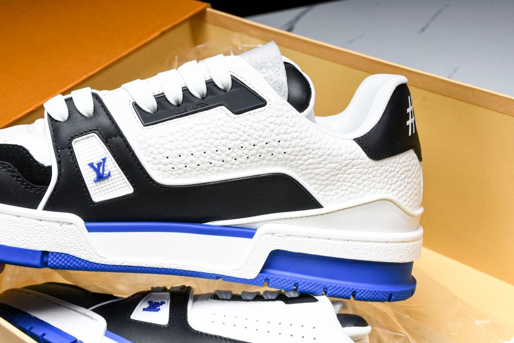 Louis Vuittоп Trainer Low 'Black White Blue Sole' - Image 22