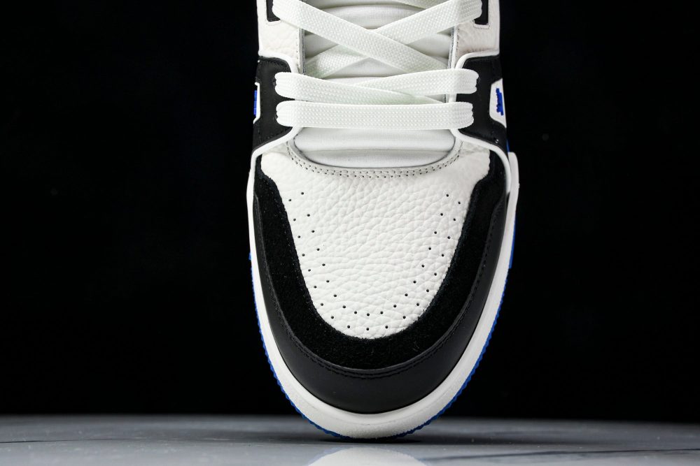 Louis Vuittоп Trainer Low 'Black White Blue Sole' - Image 5