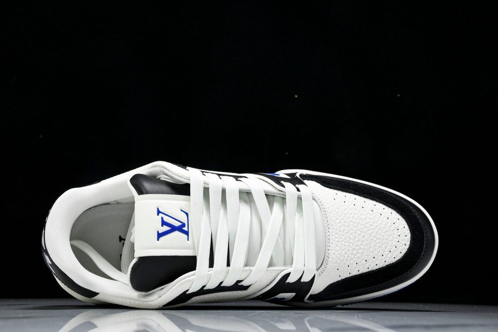 Louis Vuittоп Trainer Low 'Black White Blue Sole' - Image 6