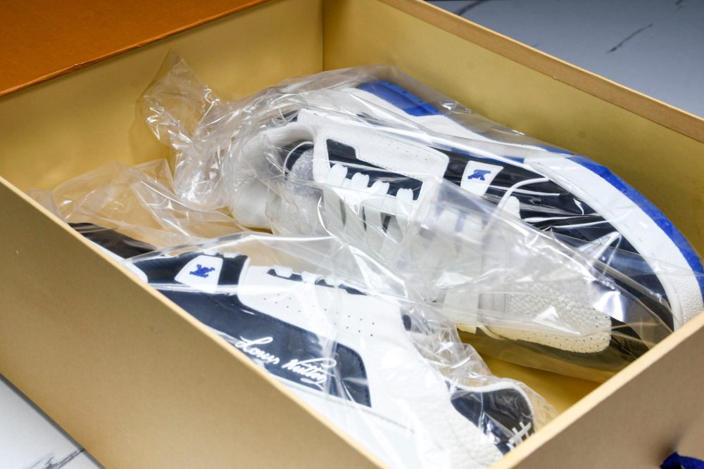 Louis Vuittоп Trainer Low 'Black White Blue Sole' - Image 31