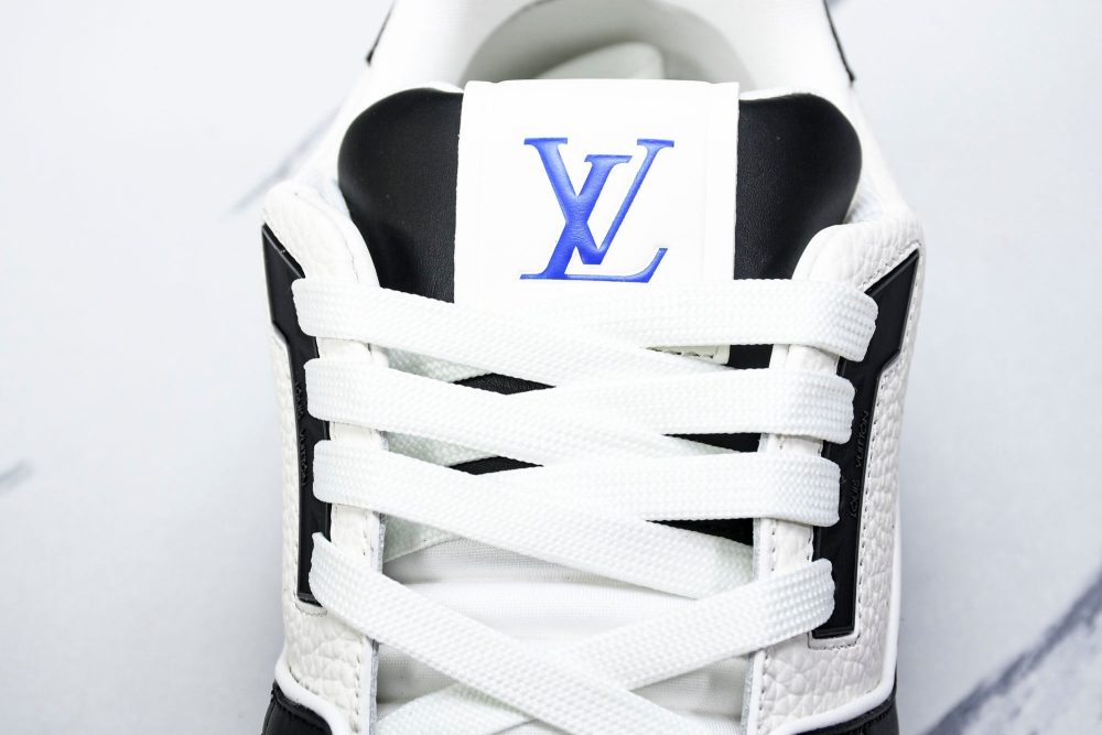 Louis Vuittоп Trainer Low 'Black White Blue Sole' - Image 10