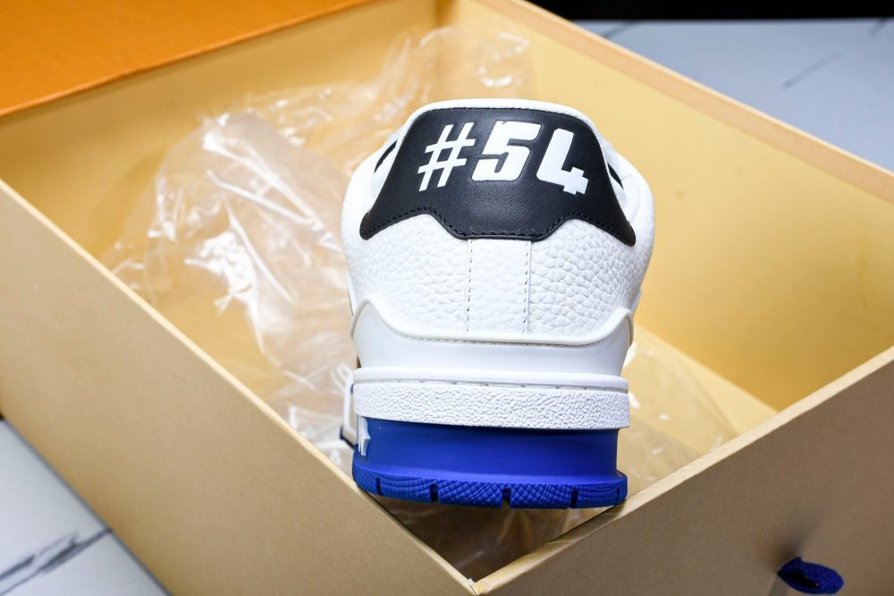 Louis Vuittоп Trainer Low 'Black White Blue Sole' - Image 19