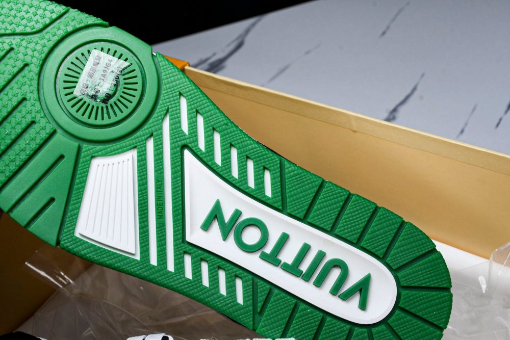 Louis Vuittоп Trainer Low 'Black White Green Sole' - Image 20