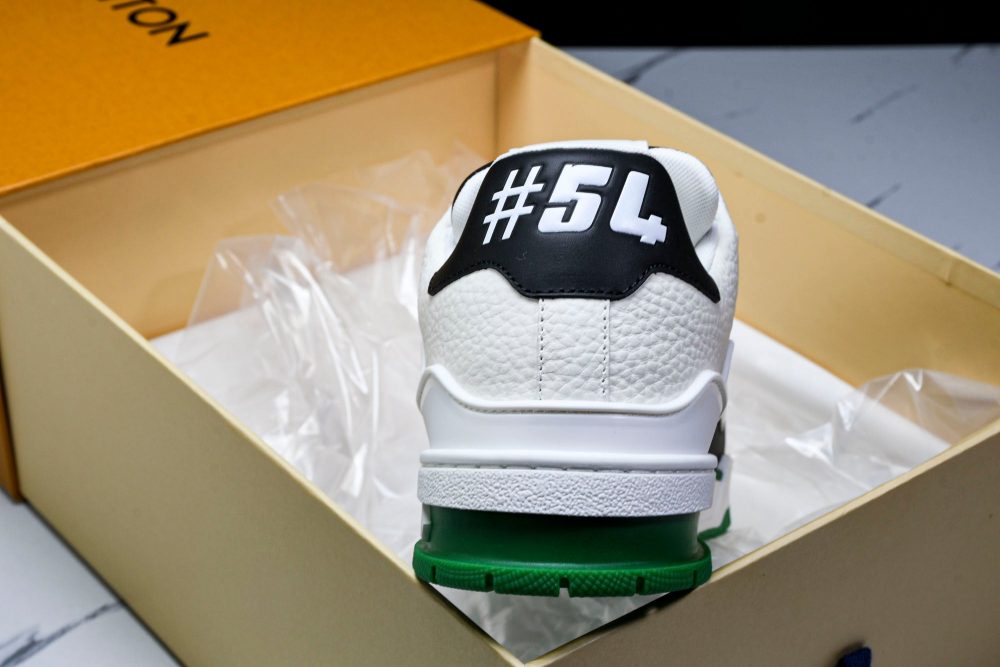 Louis Vuittоп Trainer Low 'Black White Green Sole' - Image 22