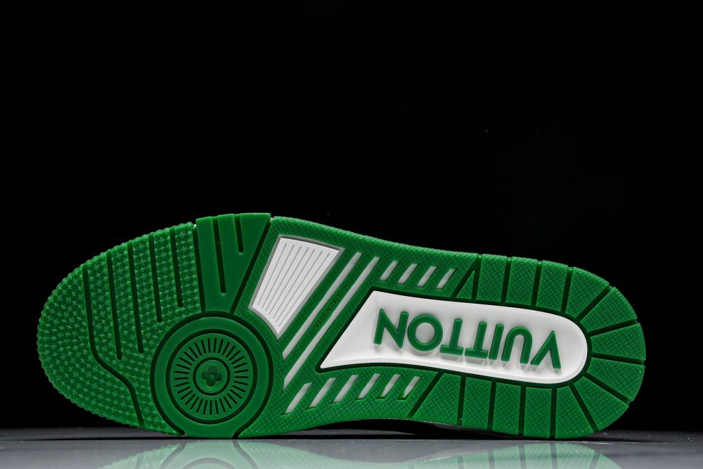 Louis Vuittоп Trainer Low 'Black White Green Sole' - Image 5