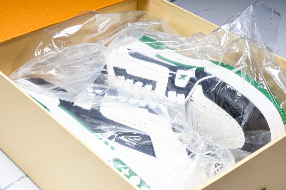 Louis Vuittоп Trainer Low 'Black White Green Sole' - Image 31