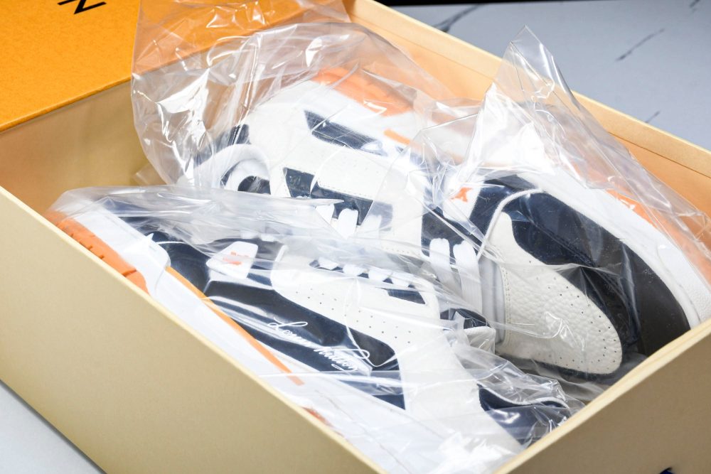 Louis Vuittоп Trainer Low 'Black White Orange Sole' - Image 18