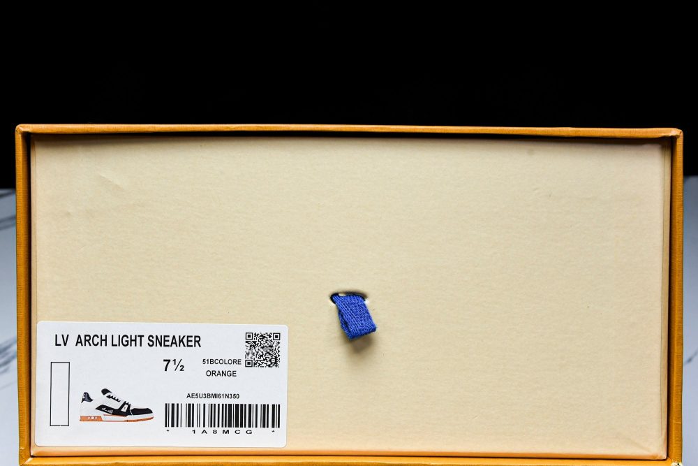Louis Vuittоп Trainer Low 'Black White Orange Sole' - Image 37