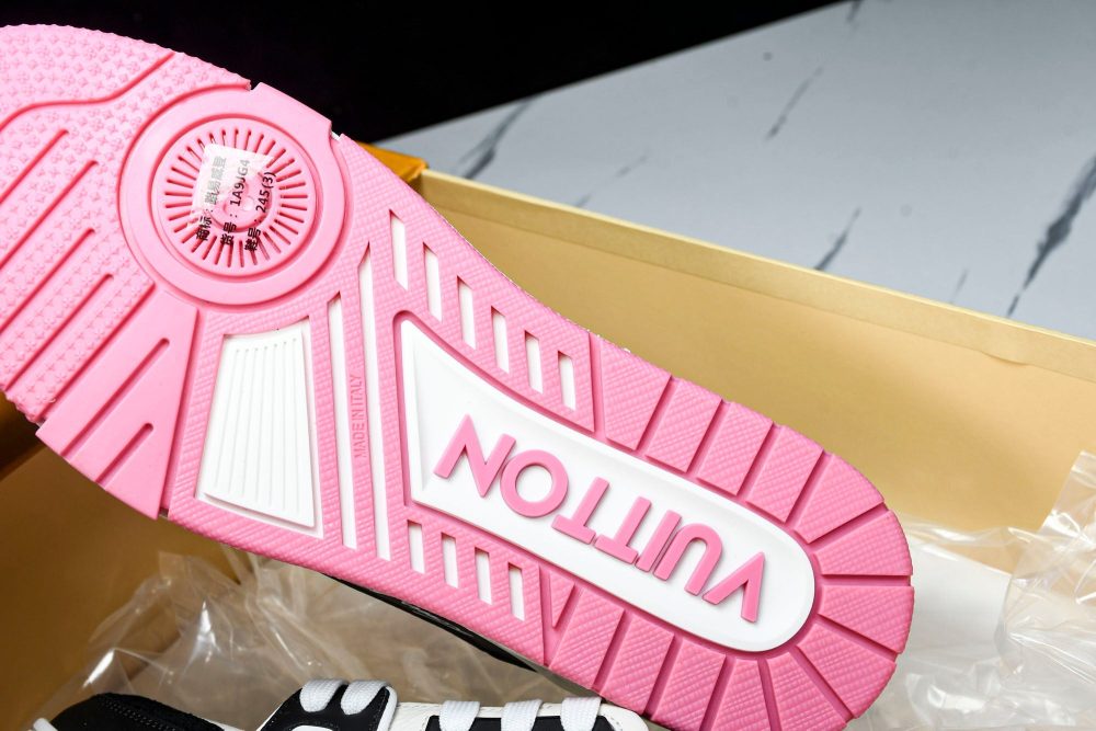 Louis Vuittоп Trainer Low 'Black White Pink Sole' - Image 22