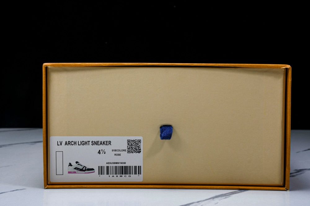 Louis Vuittоп Trainer Low 'Black White Pink Sole' - Image 30