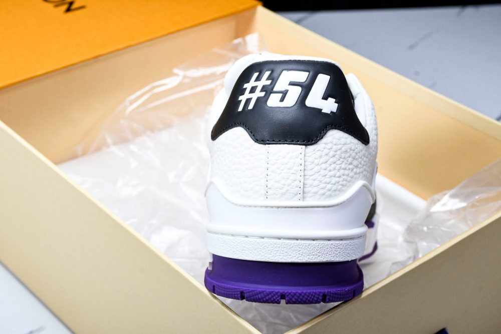 Louis Vuittоп Trainer Low 'Black White Violet Sole' - Image 20