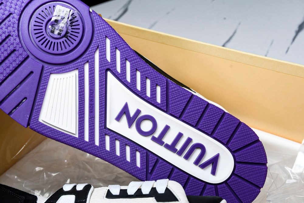 Louis Vuittоп Trainer Low 'Black White Violet Sole' - Image 34