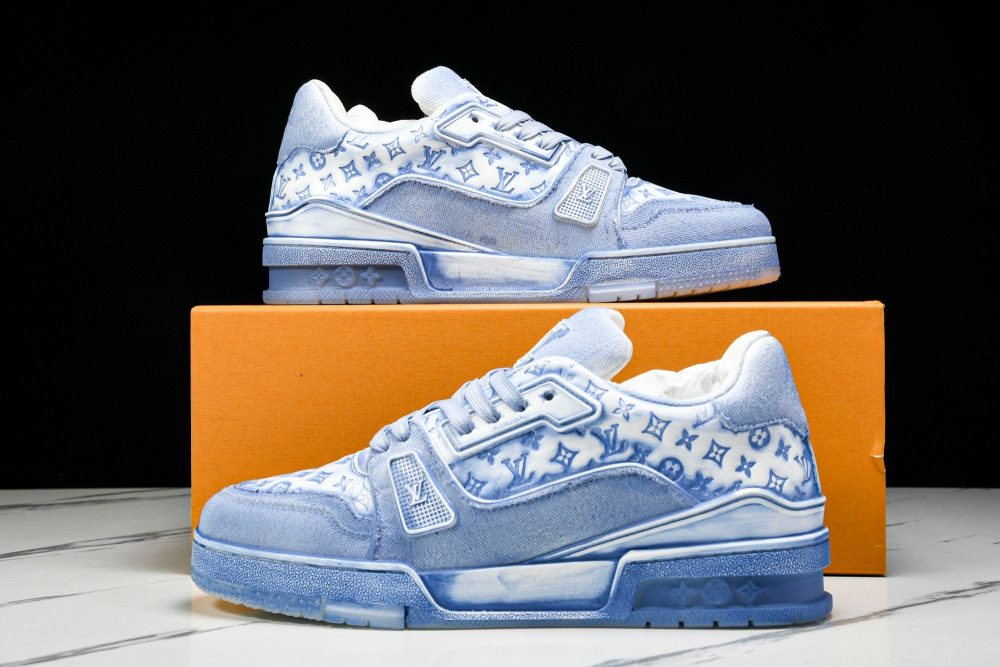 Louis Vuittоп Trainer Low 'Blue Distressed' - Image 20